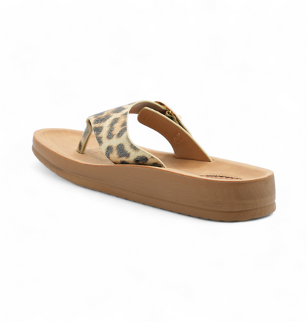 Sandalia Leana Cafe Leopardo