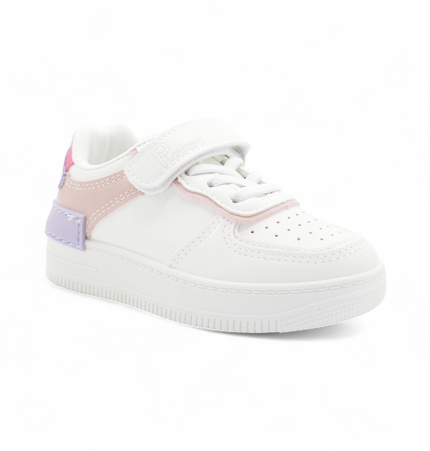 Tenis Abril Blanco con Rosado