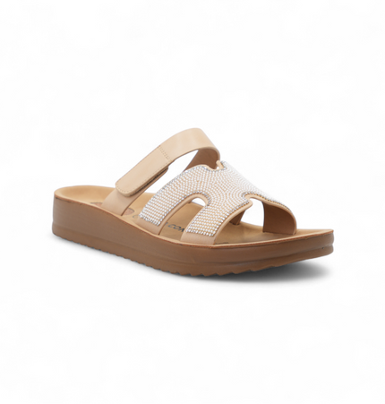 Sandalia Zuri Beige