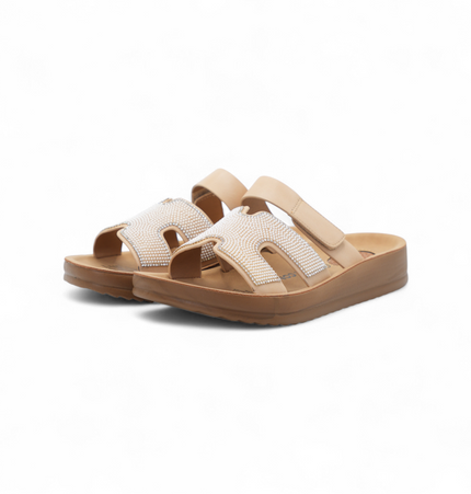 Sandalia Zuri Beige
