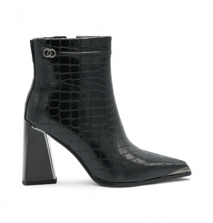 Botines Alexa textura croco