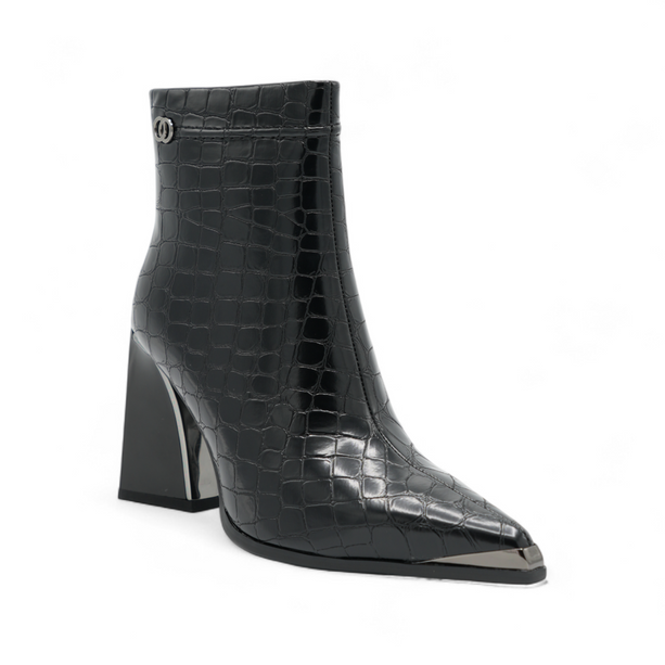 Botines Alexa textura croco