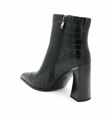 Botines Alexa textura croco