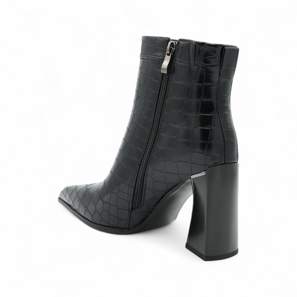 Botines Alexa textura croco