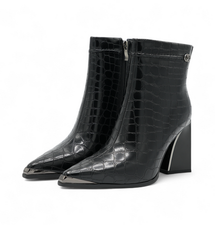 Botines Alexa textura croco