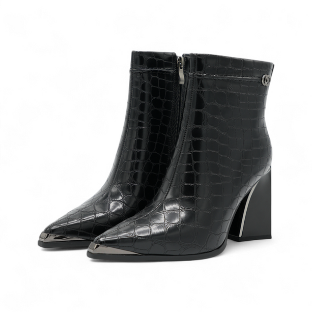 Botines Alexa textura croco