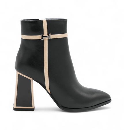 Botines Ari bicolor con herraje