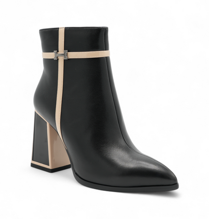 Botines Ari bicolor con herraje