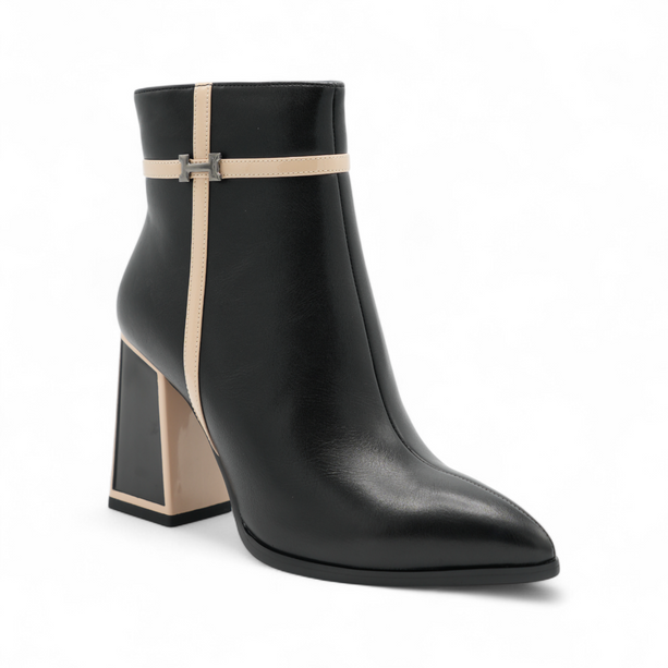 Botines Ari bicolor con herraje