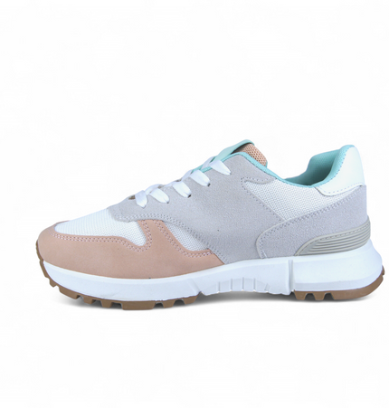 Tenis Elisa Blanco con rosa