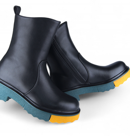 Botines Caeli Larga Negro