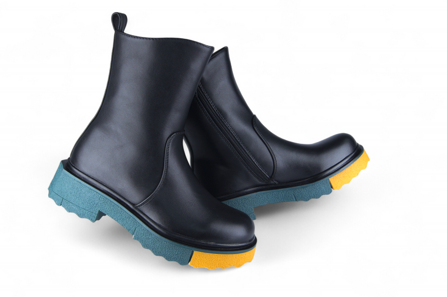 Botines Caeli Larga Negro
