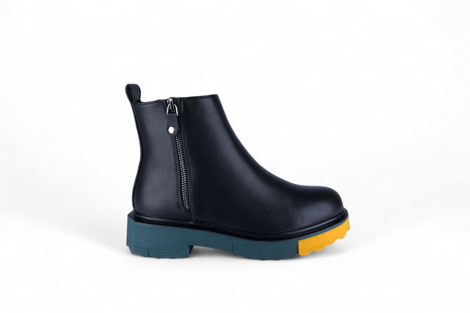 Botines Caeli Corta Negro