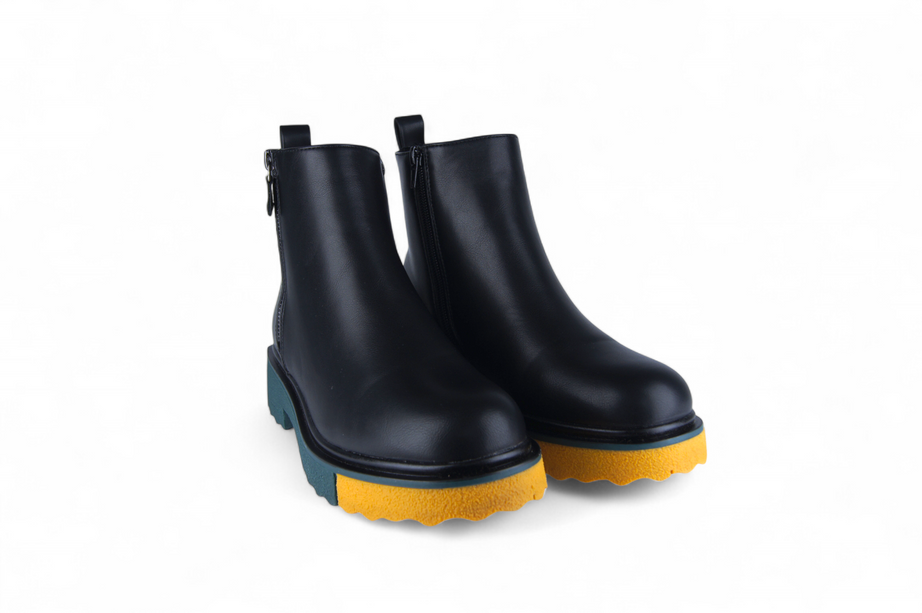 Botines Caeli Corta Negro