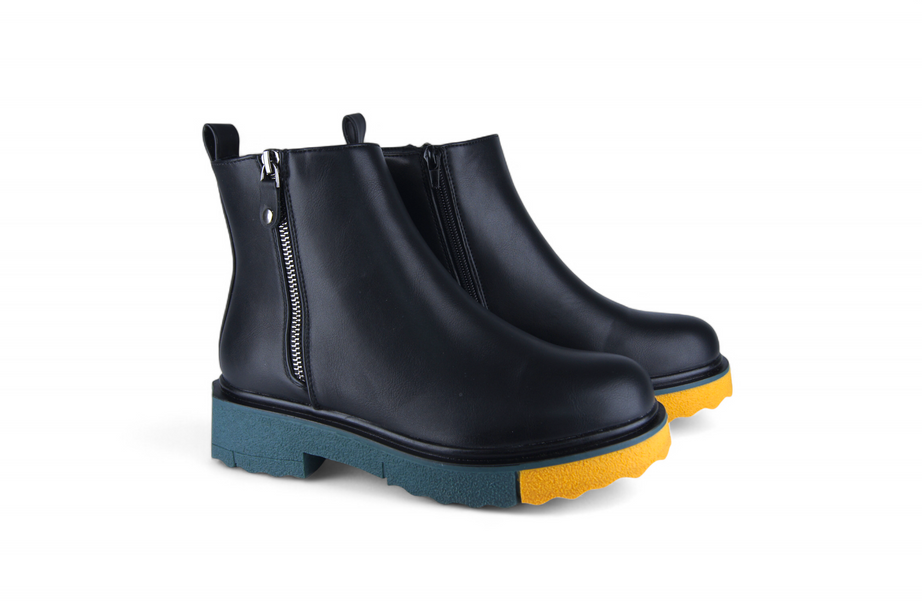 Botines Caeli Corta Negro