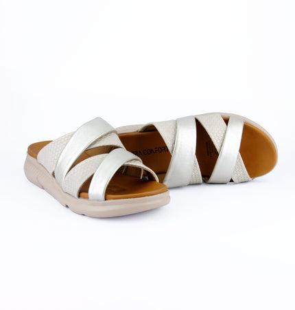 Sandalia Nia Beige