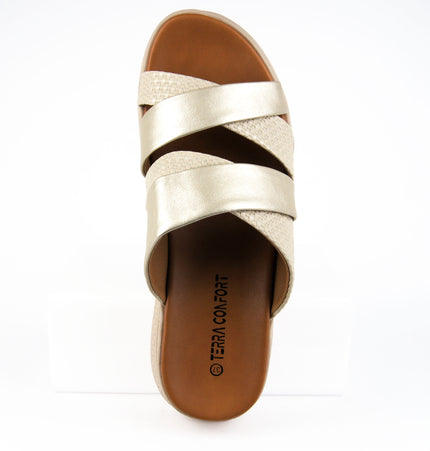 Sandalia Nia Beige