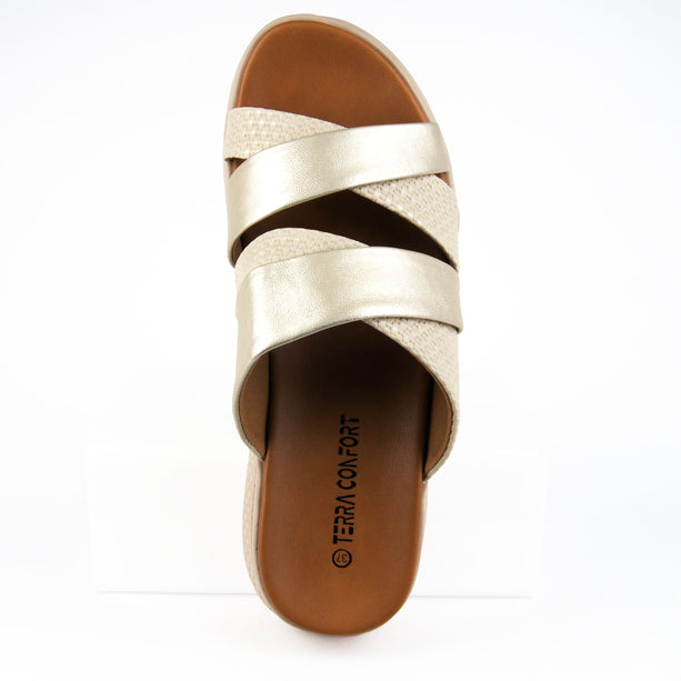 Sandalia Nia Beige