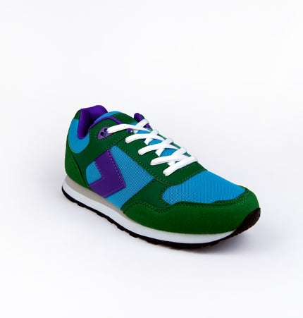 Tenis Kaori Verde con azul