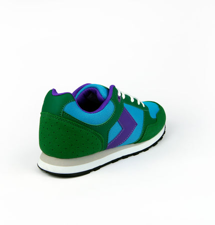 Tenis Kaori Verde con azul