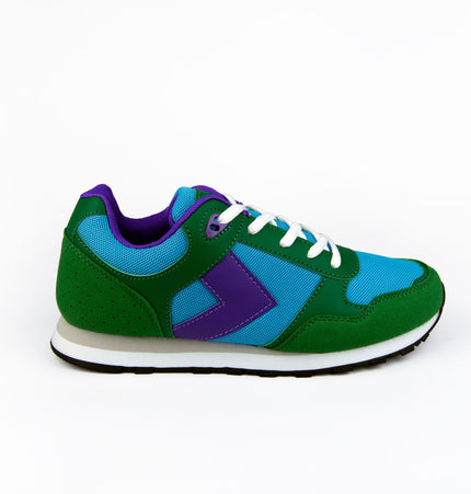 Tenis Kaori Verde con azul