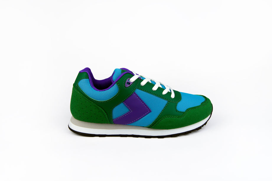 Tenis Kaori Verde con azul