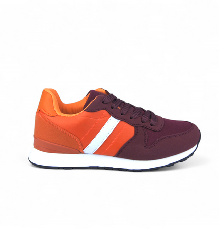 Tenis Saba Rojo con naranja