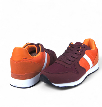 Tenis Saba Rojo con naranja