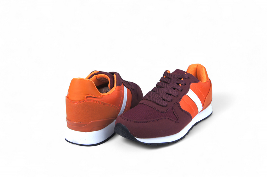 Tenis Saba Rojo con naranja