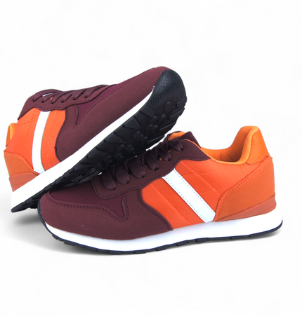 Tenis Saba Rojo con naranja