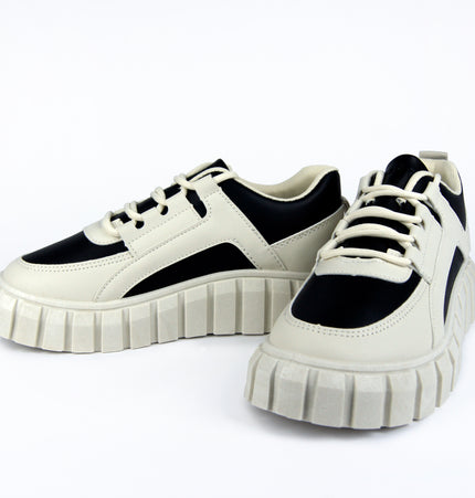 Tenis Dafne Blanco con negro