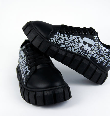 Tenis Jessi Negro estampado