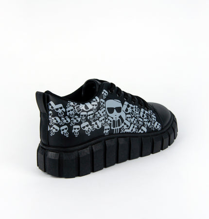 Tenis Jessi Negro estampado